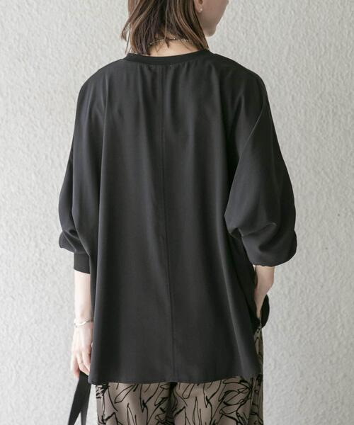 ITEMS URBANRESEARCH(アイテムズ アーバンリサーチ)の「ドルマンブラウス(シャツ/ブラウス・レディース・ブラック/ネイビー/ライトブルー/ホワイト・FREE)」の20枚目の写真