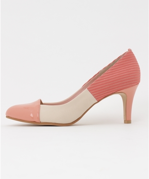 LE TALON（ルタロン）の「7CM3配色パンプス◆（パンプス・レディース・ライトグレー/ベージュ/ブルー系その他/ピンク・36/36.5/37/37.5/35.5/38）」の5枚目の写真