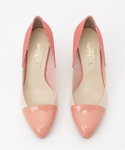 LE TALON（ルタロン）の「7CM3配色パンプス◆（パンプス・レディース・ライトグレー/ベージュ/ブルー系その他/ピンク・36/36.5/37/37.5/35.5/38）」の12枚目の写真