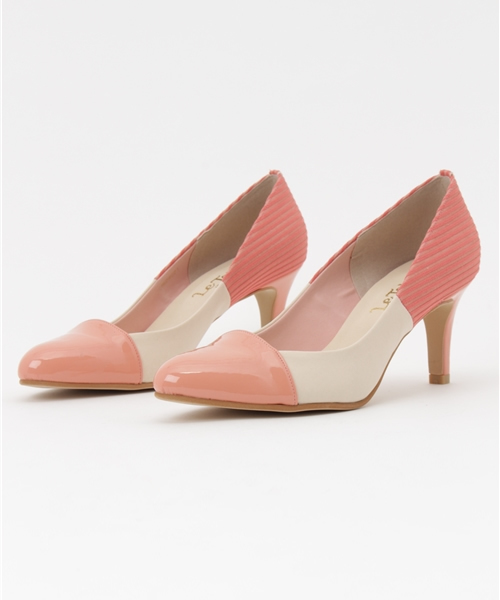 LE TALON（ルタロン）の「7CM3配色パンプス◆（パンプス・レディース・ライトグレー/ベージュ/ブルー系その他/ピンク・36/36.5/37/37.5/35.5/38）」の15枚目の写真