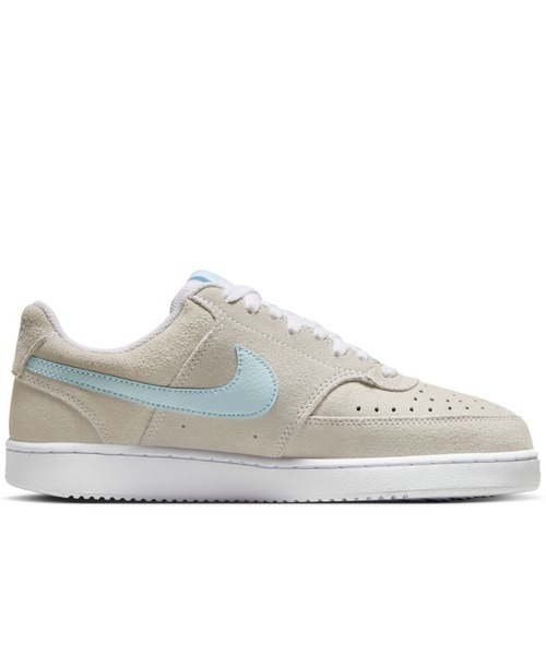 NIKE(ナイキ)の「NIKE ナイキ ナイキ コート ビジョン LO SD PRM(スニーカー・レディース・ホワイト×ブルー・25.0cm/24.5cm/24.0cm/23.5cm/23.0cm)」の2枚目の写真