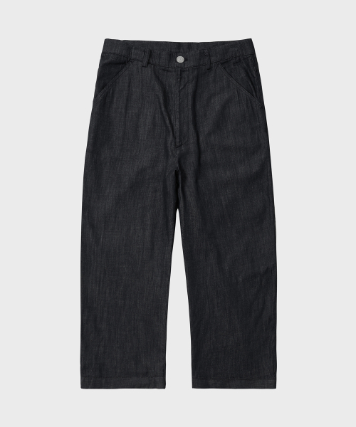 TY（ティワイ）の「オールデイリネンライクセミカーブドジーンズ, 2COLOR（デニムパンツ・メンズ・ブラック/ブルー・MEDIUM/LARGE/X-LARGE）」の3枚目の写真