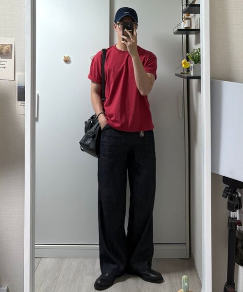TY（ティワイ）の「オールデイリネンライクセミカーブドジーンズ, 2COLOR（デニムパンツ・メンズ・ブラック/ブルー・MEDIUM/LARGE/X-LARGE）」の6枚目の写真