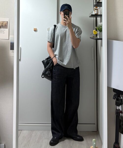 TY（ティワイ）の「オールデイリネンライクセミカーブドジーンズ, 2COLOR（デニムパンツ・メンズ・ブラック/ブルー・MEDIUM/LARGE/X-LARGE）」の12枚目の写真