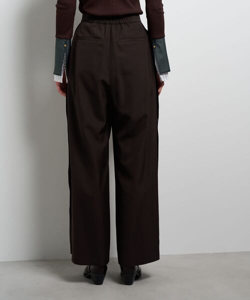 LANVIN en Bleu(ランバンオンブルー)の「サイドテープワイドパンツ(その他パンツ・レディース・ブラウン/ブラック・36/38)」の11枚目の写真