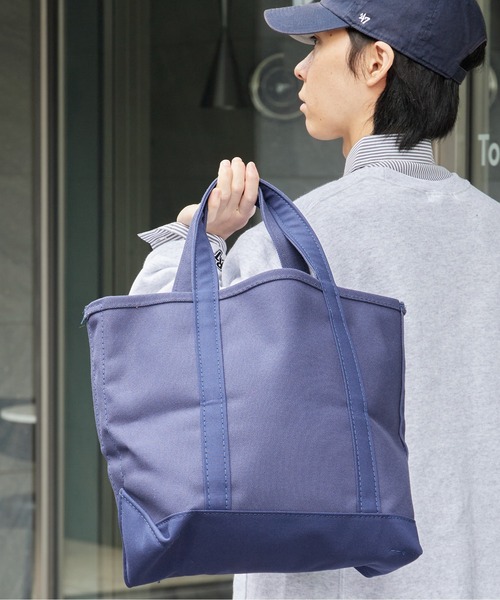 L.L.Bean(エルエルビーン)の「L.L.Bean/エル・エル・ビーン Solid Boat and Tote Medium/JPN USA製 キャンバス トートバッグ ソリッドカラー お散歩 デイリー カジュアル アウトドア 2026年秋冬(トートバッグ・メンズ・ブラック/ネイビー/ナチュラル・ONE SIZE)」の22枚目の写真