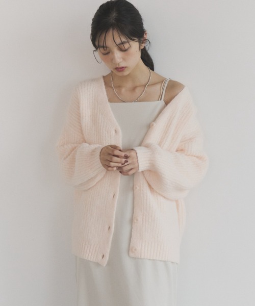 ELNEsoi(エルネソワ)の「裾フリルキャミワンピース(ワンピース・レディース・アイボリー/チャコールグレー/ブラウン・FREE)」の2枚目の写真