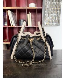 EVRIS（エヴリス）の「キルティングボアチェーンBAG（ショルダーバッグ）」