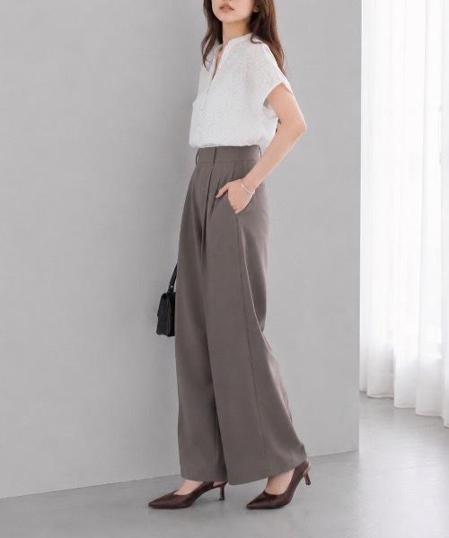 Muffiny(マフィニー)の「エアリージャガードブラウス【Indian Cotton】(シャツ/ブラウス・レディース・オフホワイト/ブラック・MEDIUM)」の4枚目の写真