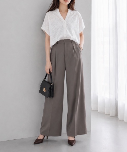 Muffiny(マフィニー)の「エアリージャガードブラウス【Indian Cotton】(シャツ/ブラウス・レディース・オフホワイト/ブラック・MEDIUM)」の8枚目の写真