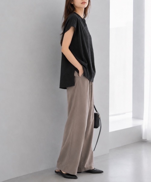 Muffiny(マフィニー)の「エアリージャガードブラウス【Indian Cotton】(シャツ/ブラウス・レディース・オフホワイト/ブラック・MEDIUM)」の22枚目の写真