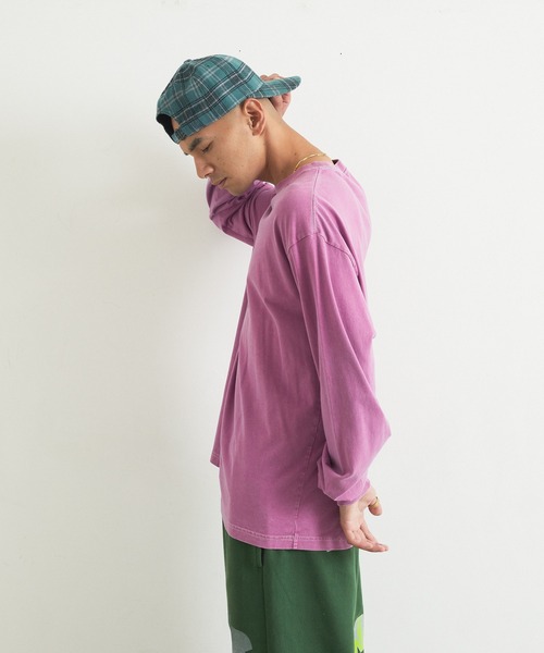XLARGE(エクストララージ)の「COMMUNICATIONS L/S TEE(Tシャツ/カットソー・メンズ・ブラック/ネイビー/ピンク・S/M/L/XL)」の6枚目の写真