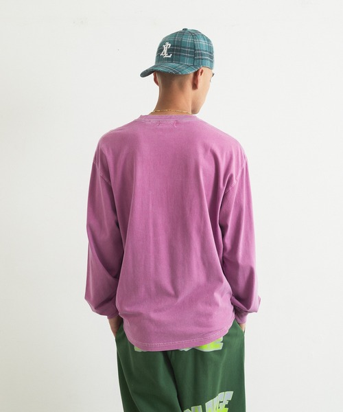 XLARGE(エクストララージ)の「COMMUNICATIONS L/S TEE(Tシャツ/カットソー・メンズ・ブラック/ネイビー/ピンク・S/M/L/XL)」の7枚目の写真