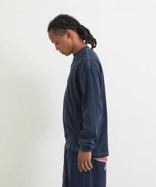 XLARGE(エクストララージ)の「COMMUNICATIONS L/S TEE(Tシャツ/カットソー・メンズ・ブラック/ネイビー/ピンク・S/M/L/XL)」の11枚目の写真