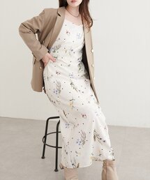 natural couture | オリジナル花柄キャミワンピース(ワンピース)