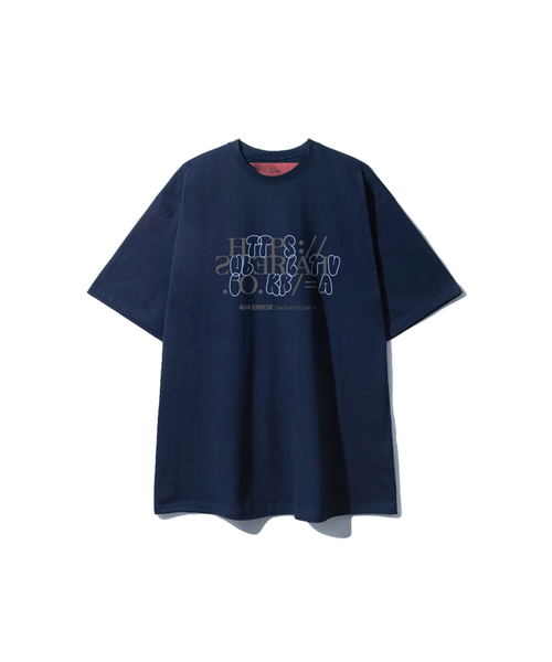 SUPERLATIVE(スーパーラティブ)の「S/P 404ERROR オーバーサイズ 半袖 (GOS2-4SP137)(Tシャツ/カットソー・レディース・ホワイト/ライトグレー/ネイビー/ブラック・MEDIUM/LARGE/X-LARGE)」の4枚目の写真
