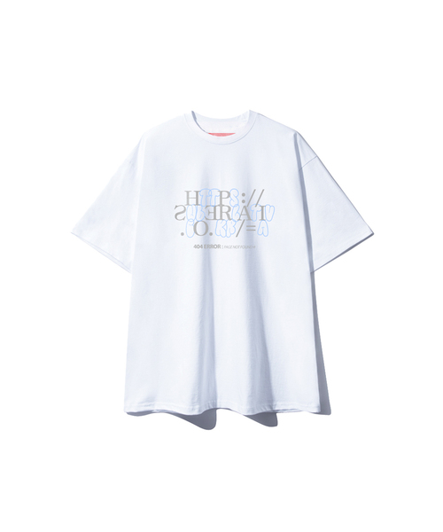 SUPERLATIVE(スーパーラティブ)の「S/P 404ERROR オーバーサイズ 半袖 (GOS2-4SP137)(Tシャツ/カットソー・レディース・ホワイト/ライトグレー/ネイビー/ブラック・MEDIUM/LARGE/X-LARGE)」の2枚目の写真