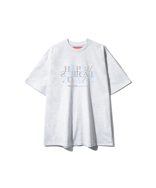 SUPERLATIVE(スーパーラティブ)の「S/P 404ERROR オーバーサイズ 半袖 (GOS2-4SP137)(Tシャツ/カットソー・レディース・ホワイト/ライトグレー/ネイビー/ブラック・MEDIUM/LARGE/X-LARGE)」の3枚目の写真