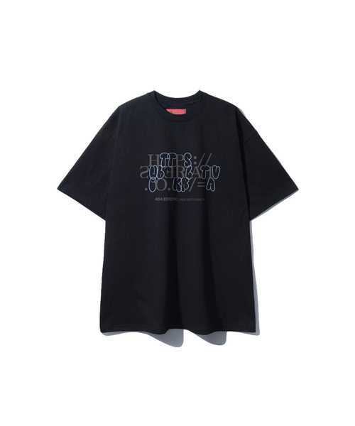 SUPERLATIVE(スーパーラティブ)の「S/P 404ERROR オーバーサイズ 半袖 (GOS2-4SP137)(Tシャツ/カットソー・レディース・ホワイト/ライトグレー/ネイビー/ブラック・MEDIUM/LARGE/X-LARGE)」の1枚目の写真