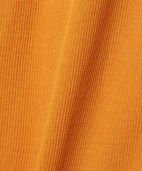 UNITED ARROWS（ユナイテッドアローズ）の「コットン テレコ タートル カットソー（Tシャツ/カットソー・レディース・オレンジ/ダークブラウン/ブラック/ホワイト・FREE）」の13枚目の写真