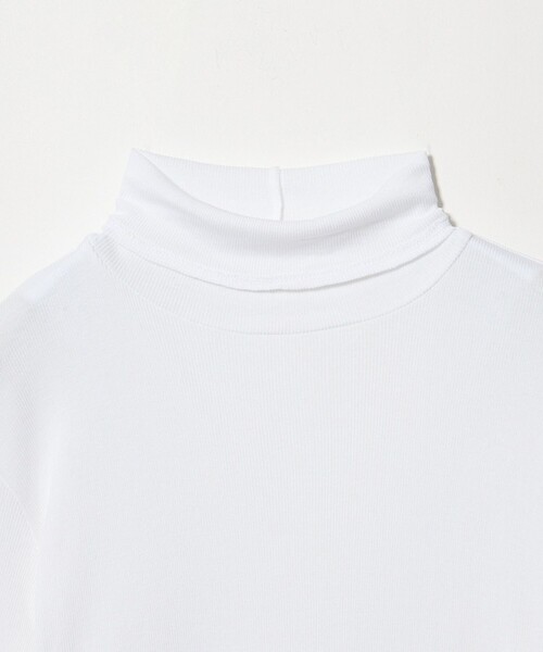 UNITED ARROWS（ユナイテッドアローズ）の「コットン テレコ タートル カットソー（Tシャツ/カットソー・レディース・オレンジ/ダークブラウン/ブラック/ホワイト・FREE）」の14枚目の写真