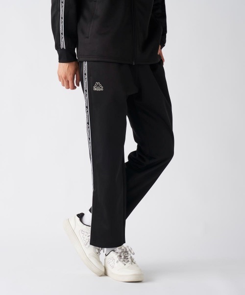 Kappa(カッパ)の「裏起毛サイドラインブリスタートラックパンツ(その他パンツ・メンズ・ブラック・MEDIUM)」の1枚目の写真