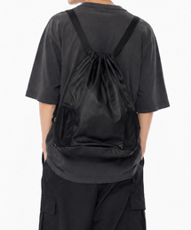 ストリングジムサックバックパック black