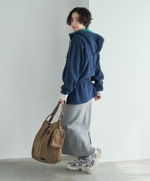 FREAK'S STORE(フリークスストア)の「Foxfire × FREAK'S STORE/フォックスファイヤー フリース プルオーバー/ハーフジップパーカー(パーカー・レディース・チャコールグレー/ナチュラル/ネイビー・フリ-)」の18枚目の写真