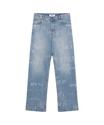 MSGM（エムエスジーエム）の「グラフィックプリント デニムパンツ（デニムパンツ）」