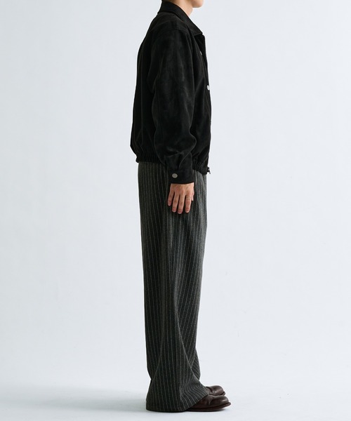 sedacle（セダクル）の「Two Tuck Stripe Wide Slacks  / ツータックストライプワイドスラックス（スラックス・メンズ・ブラウン系その他/グレー・SMALL/MEDIUM/LARGE）」の22枚目の写真