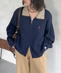 U.S. POLO ASSN.（ユーエスポロアッスン）の「【U.S. POLO ASSN.】ドライバーズニット（ニット/セーター）」