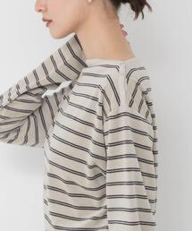 URBAN RESEARCH | VELOUR BORDER 2WAY TOPS(Tシャツ/カットソー)