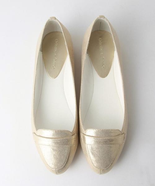 ODETTE E ODILE（オデットエオディール）の「OFD ソフトローファー CT10↓↑（ローファー・レディース・ブラック/その他1/ゴールド/シルバー・23cm/22.5cm/21.5㎝/22cm/24cm/24.5cm/25cm/23.5cm）」の3枚目の写真