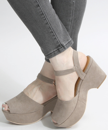 WEGO | WEGO/スウェードタッチサンダル(サンダル)