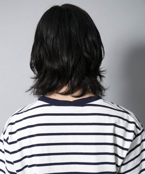 AMERICAN RAG CIE（アメリカンラグシー）の「VELVA SHEEN ヴェルバ シーン 別注 ビックシルエット ボーダー 半袖 ポケット Tシャツ（Tシャツ/カットソー・メンズ・ホワイト×ネイビー/ネイビー・MEDIUM/LARGE/SMALL）」の5枚目の写真