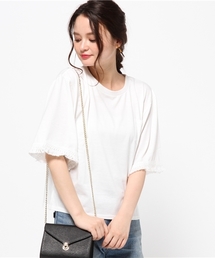 VENCEEXCHANGE | 袖フリンジTシャツ            (Tシャツ/カットソー)