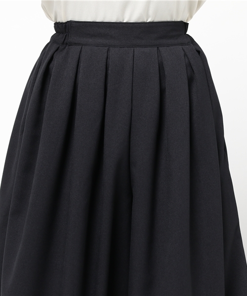 mizuiroind(ミズイロインド)の「mizuiro ind ワイドタックドパンツ(その他パンツ・レディース・ネイビー/カーキ/チャコールグレー・1/2)」の7枚目の写真