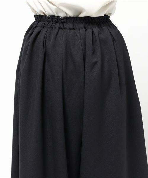 mizuiroind(ミズイロインド)の「mizuiro ind ワイドタックドパンツ(その他パンツ・レディース・ネイビー/カーキ/チャコールグレー・1/2)」の8枚目の写真