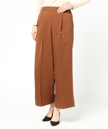 ikka | サイドスリット裏起毛ガウチョパンツ(その他パンツ)