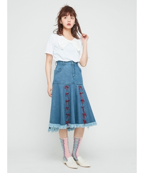 merry jenny（メリージェニー）の「チャイナスリッパ（その他シューズ・レディース・オフホワイト/ピンク・LARGE/MEDIUM）」の14枚目の写真