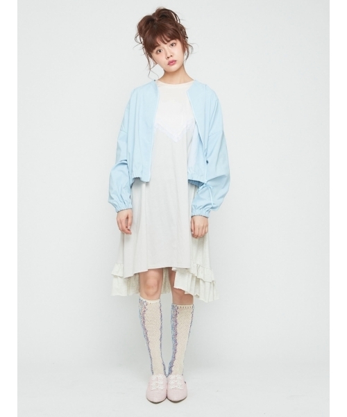 merry jenny（メリージェニー）の「チャイナスリッパ（その他シューズ・レディース・オフホワイト/ピンク・LARGE/MEDIUM）」の8枚目の写真