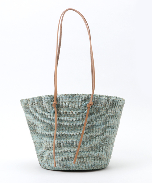 CONTROL FREAK / CTFK（コントロールフリーク）の「control freak:レザーハンドルトート（トートバッグ・レディース・ベージュ/イエロー/ブルー・ONE SIZE）」の9枚目の写真