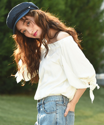 Luz Llena (philter) | ジョーゼット・キャンディスリーブブラウス(シャツ/ブラウス)