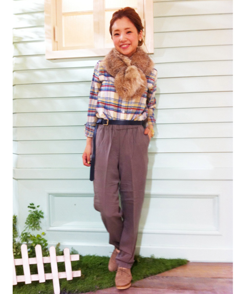 Kastane(カスタネ)の「イージーテーパードPT(その他パンツ・レディース・グレー/ブラック/ベージュ・FREE)」の1枚目の写真