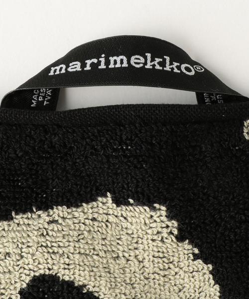 marimekko(マリメッコ)の「<marimekko>UNIKKO タオル(ハンカチ/ハンドタオル・レディース・ブラック/ピンク・FREE)」の4枚目の写真