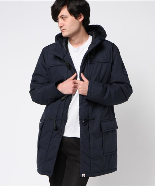 A BATHING APE（アベイシングエイプ）の「PADDED DUFFLE COAT M