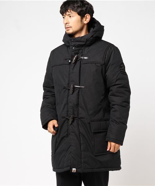 A BATHING APE メンズ　コート　Mサイズ A BATHING APE（アベイシングエイプ）の「PADDED DUFFLE COAT M