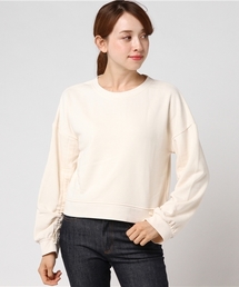 earth music&ecology | ドロストスリーブ裏毛プルオーバー(スウェット)