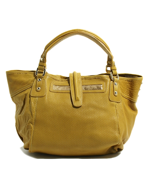 FIGARO Paris（フィガロパリ）の「CLIO GOLDBRENNER メタルメッシュBAG（トートバッグ・レディース・ブラウン/イエロー・FREE）」の9枚目の写真