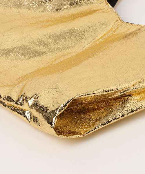 merlot plus（メルロープリュス）の「メタリックマルシェバッグ2475（ハンドバッグ・レディース・ブラウン/シルバー/ゴールド・FREE）」の5枚目の写真